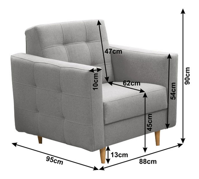 Sedací souprava Armendia (šedá)