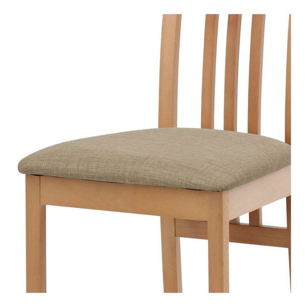 Jídelní židle Banwell-2482 BUK3 (buk + béžová)