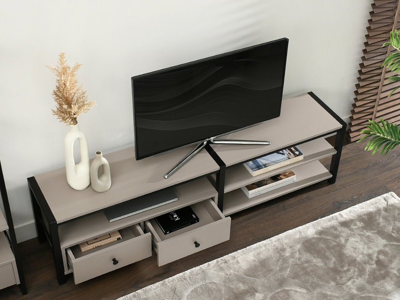 TV stolek/skříňka Empantana (černá)
