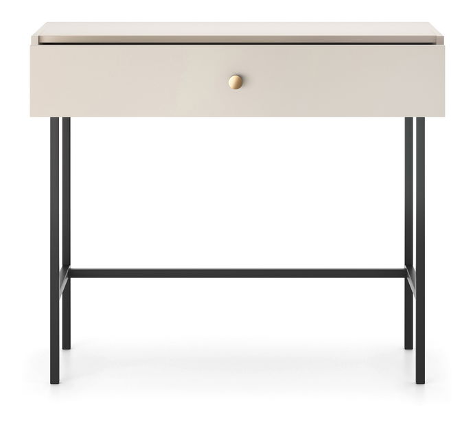 Toaletní stolík Desanta (béžová + černá)