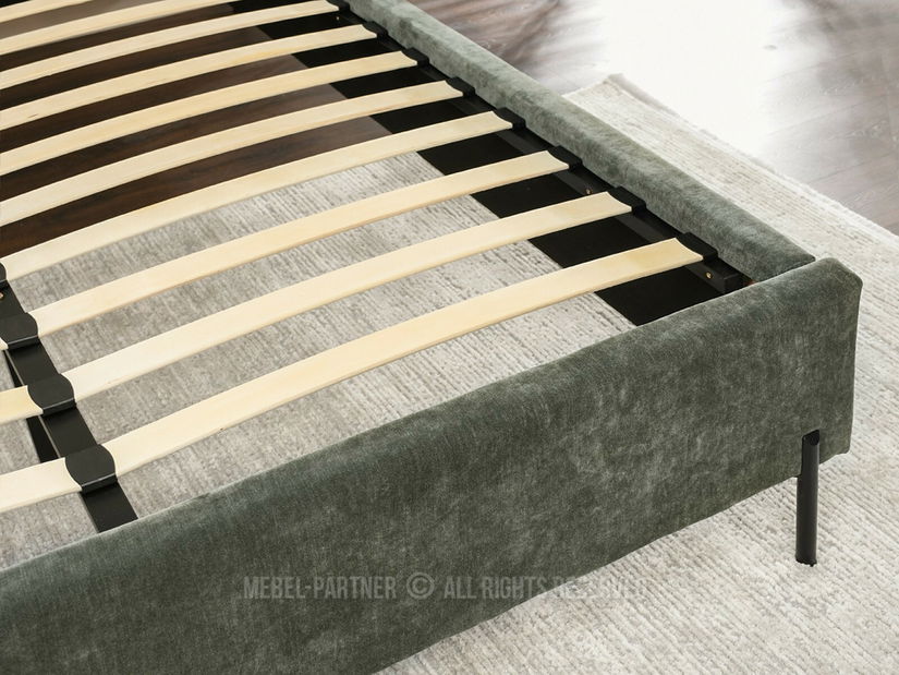 Manželská postel 160 cm Apelar (zelená + černá)