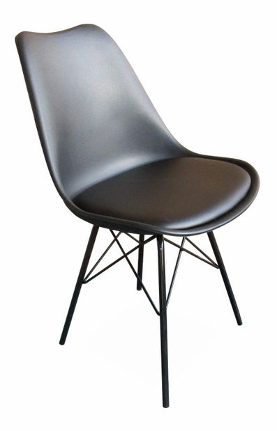 Jídelní židle Tajuana (černá)