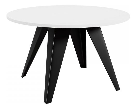 Konferenční stolek Bartena (černá + bílá arktická)