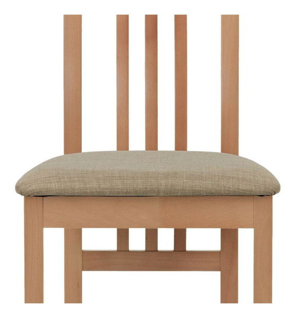 Jídelní židle Banwell-2482 BUK3 (buk + béžová)