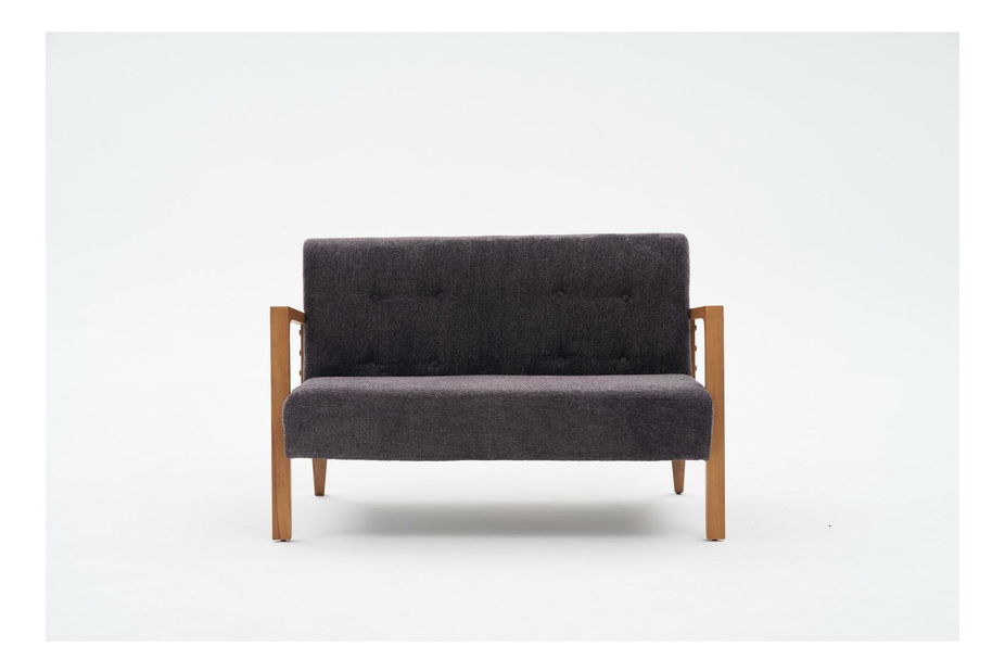 Pohovka dvousedačka Kramer (antracit)