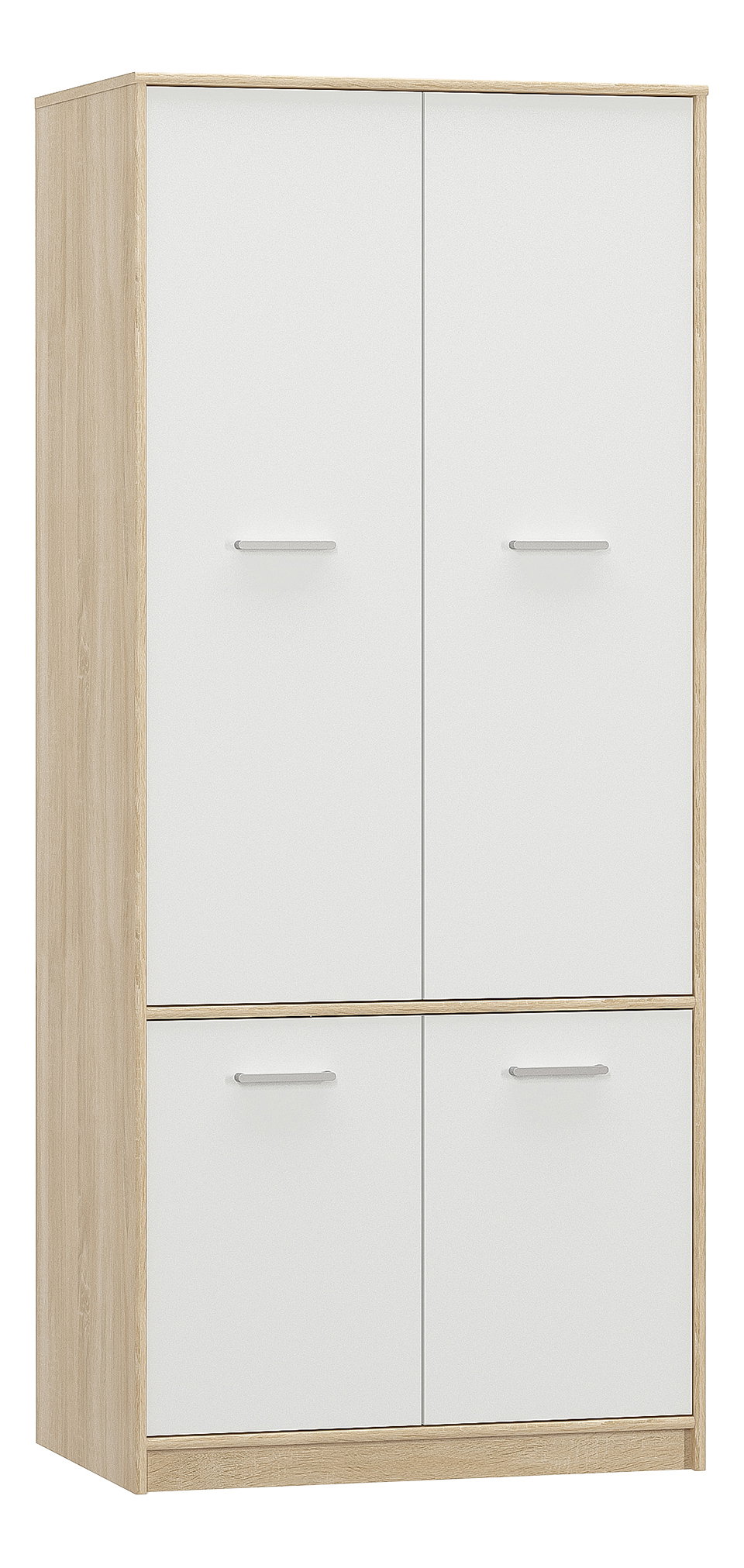 Šatní skříň Thornham 4D (bílá)