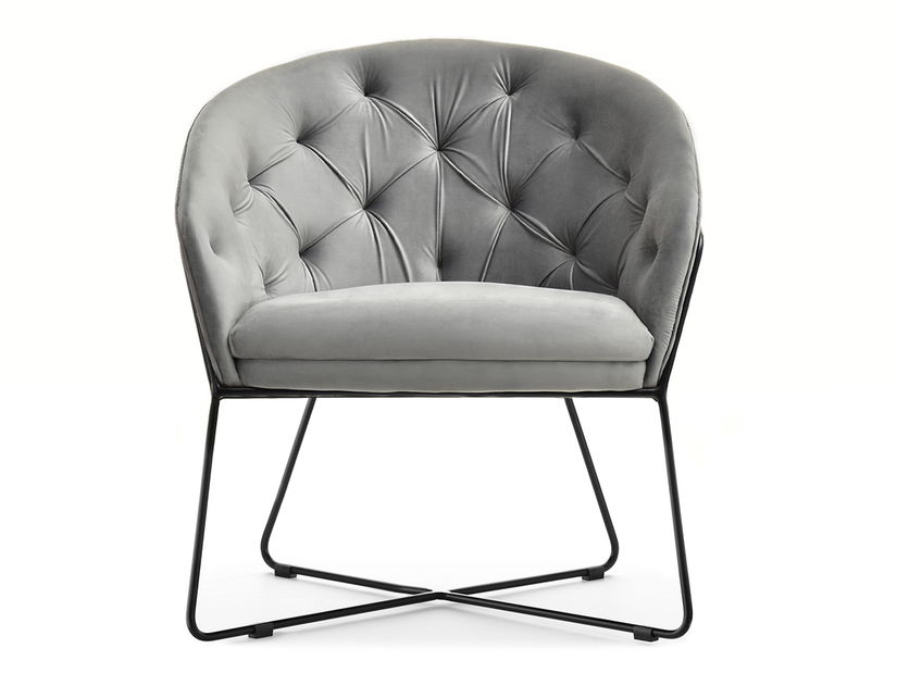 Relaxační křeslo Lagooza (šedá + černá)