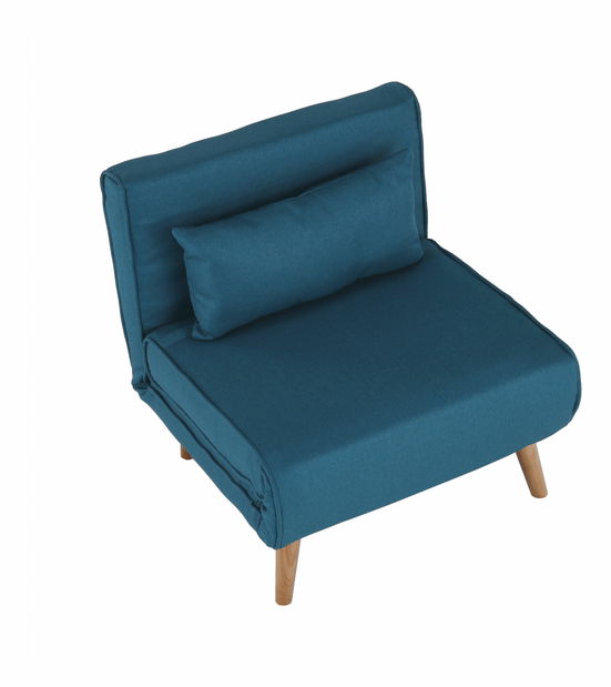 Rozkládací křeslo Fara (modrá)