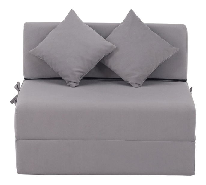 Rozkládací křeslo Plantearan (světle šedá)