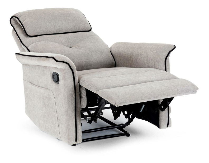 Polohovací křeslo Trato (lanýžová)