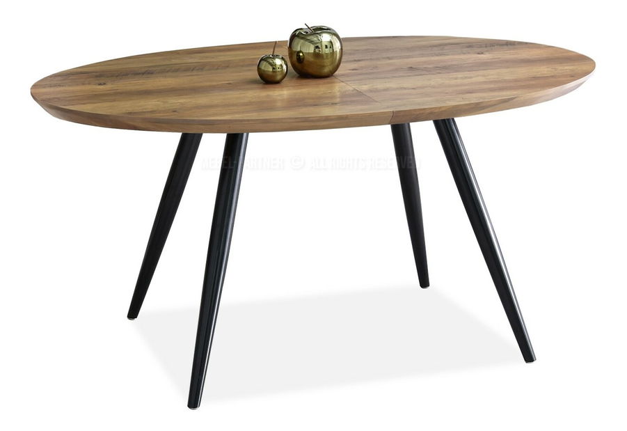 Jídelní stůl Lisbon (ořech + černá)