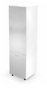 Kuchyňská skřínka na vestavěnou ledničku Verlene (bílá)