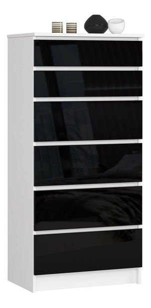 Komoda Kalista III (černý lesk)