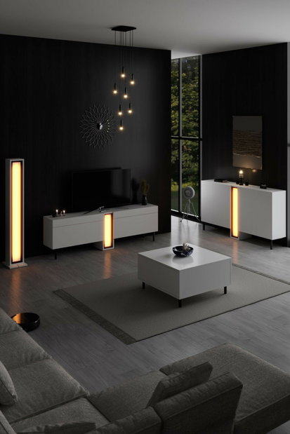  Stojící lampa Novium 2 (bílá)