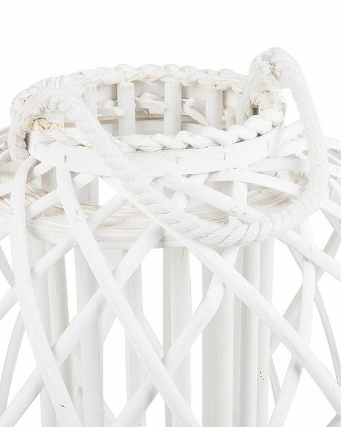 Prútenný lampion Sinop (bílá)