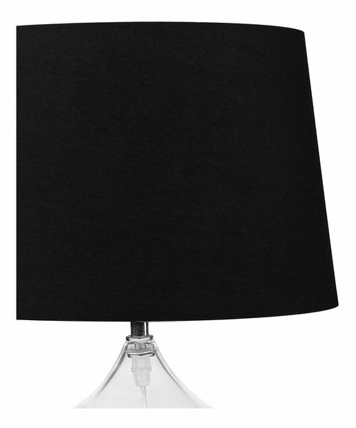 Stolní lampa Ogden (průhledná)