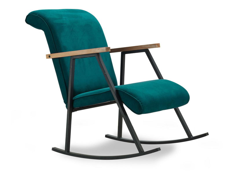 Houpací křeslo Yoko (petrolejová)