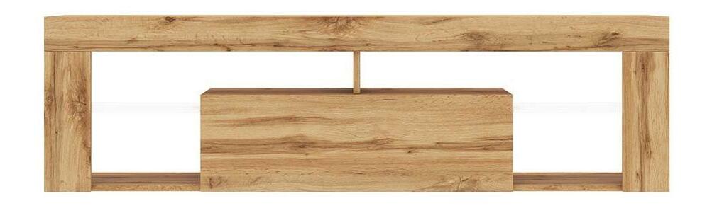 TV skříňka/stolek Bionca (s osvětlením) (dub lancaster)