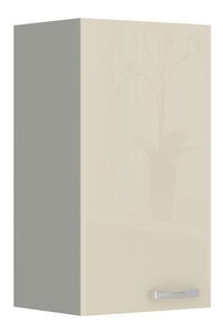 Horní kuchyňská skříňka Milo 40 G-72 F (šedá + krémový lesk)