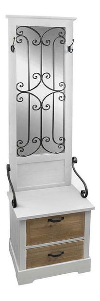 Předsíňová sestava Criterio (bílá + přírodní)