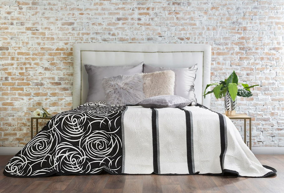 Přehoz na postel 210x170cm Sue (černá)