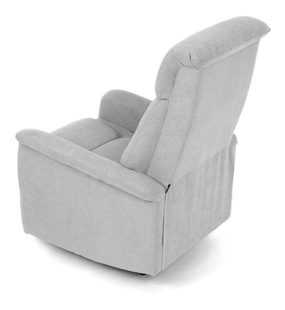 Polohovací křeslo Traste (stříbrná)