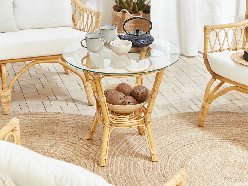 Zahraní set Sanford (krémově bílá) (pro 4 osoby)