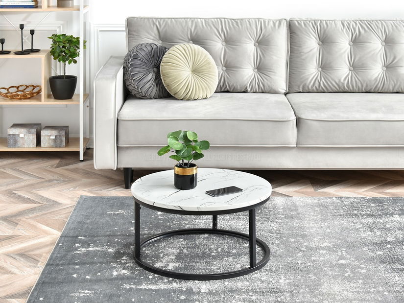 Konferenční stolek Kolja Stolek S (bílá + černá)