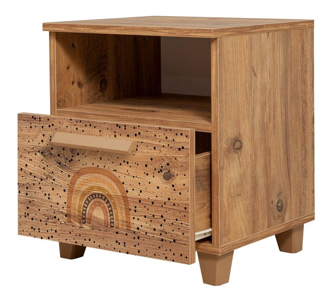 Noční stolek Nudava 8 (borovice atlantická)