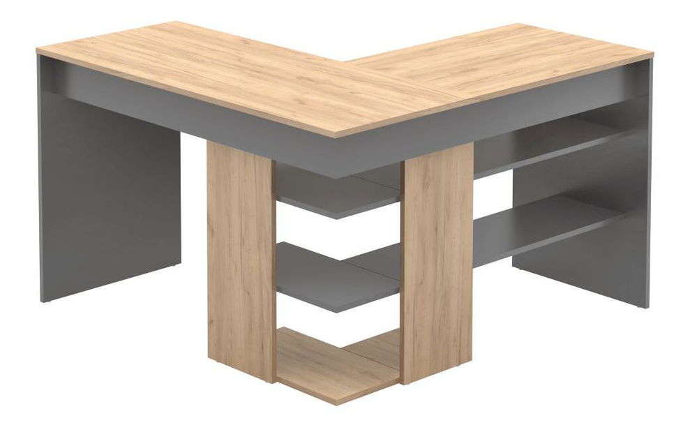 PC stolek Timuro (dub artisan + grafit)