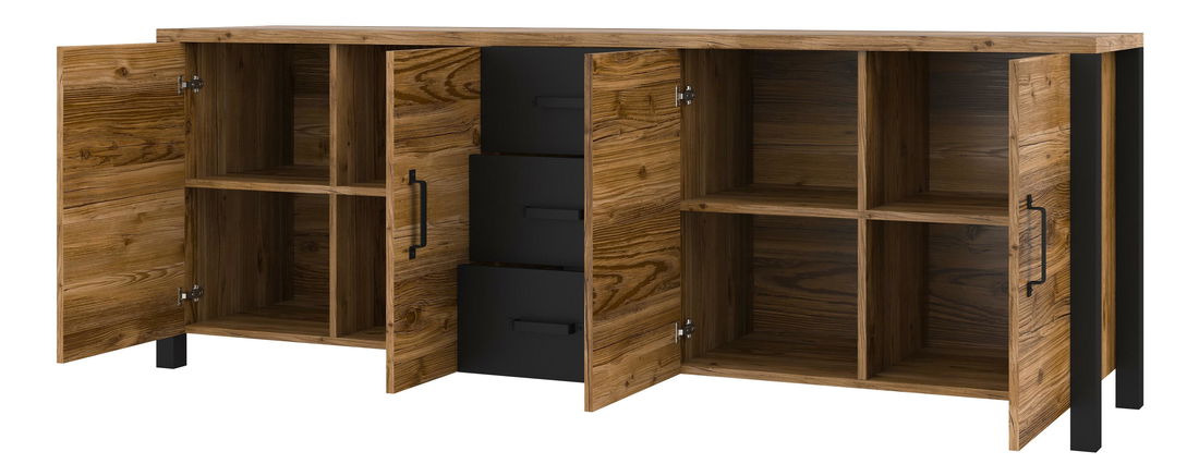 Komoda Oralee 25 (černá)