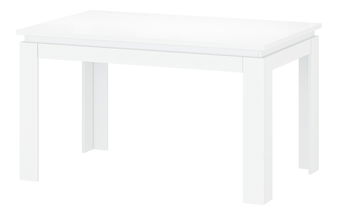 Rozkládací jídelní stůl Leona (bílá) (pro 4 až 6 osob)