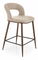 Barová židle Harriet (béžová + ořech)