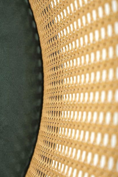 Jídelní židle Kyss (tmavě zelená)