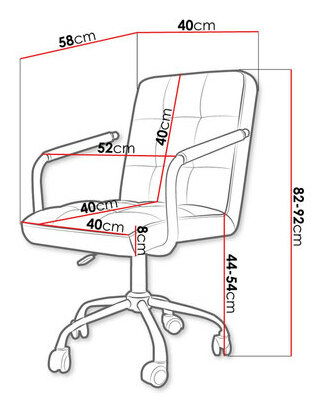 Kancelářská židle Archie 629 1 (černá)
