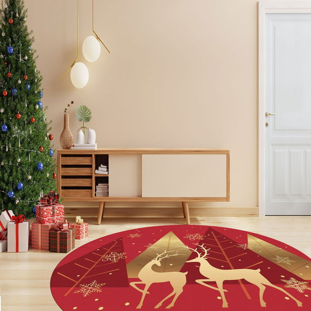 Koberec 150 cm Wopa (zlatá)