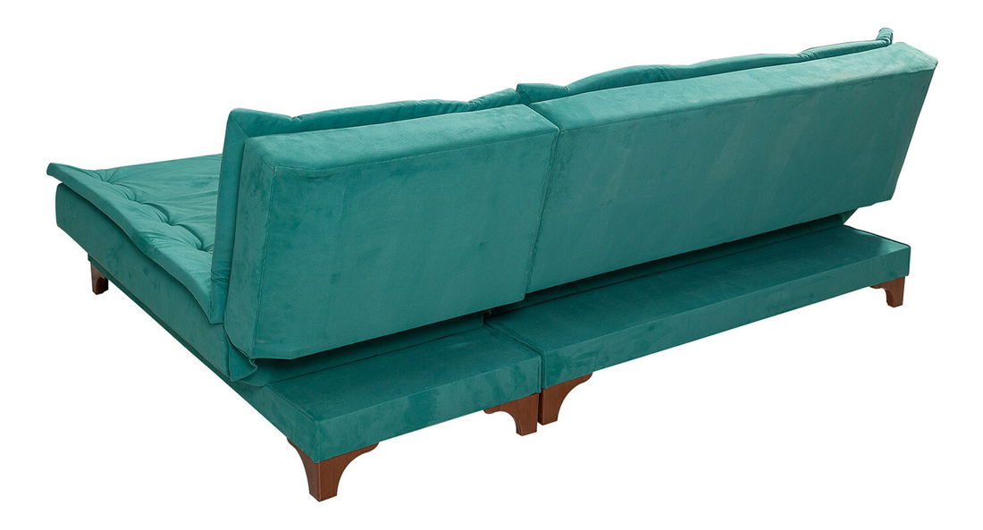 Rohová sedací souprava Klaudi (P) (Zelená)