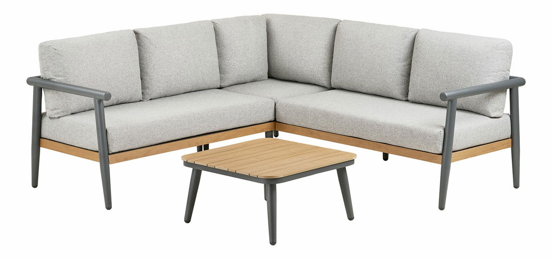 Zahradní set Cloveta 2 (sivobéžová)