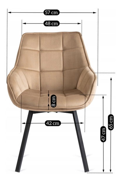 Jídelní židle Lamento 1 (béžová)