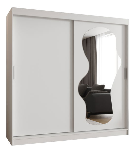 Šatní skříň 200 cm Ulta (bílá)