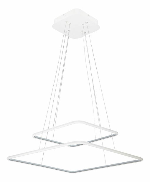 Závěsné svítidlo Donatella 2546 (bílá + chromová)