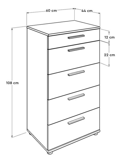 Komoda Sufaretta 2 (bílá)