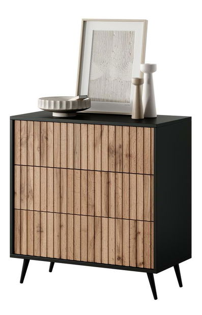 Komoda Biel B6 (černá)