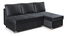 Rohová sedačka Manimi 03 (černá) (P)