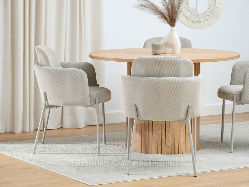 Židle Omar (béžová + šedá)