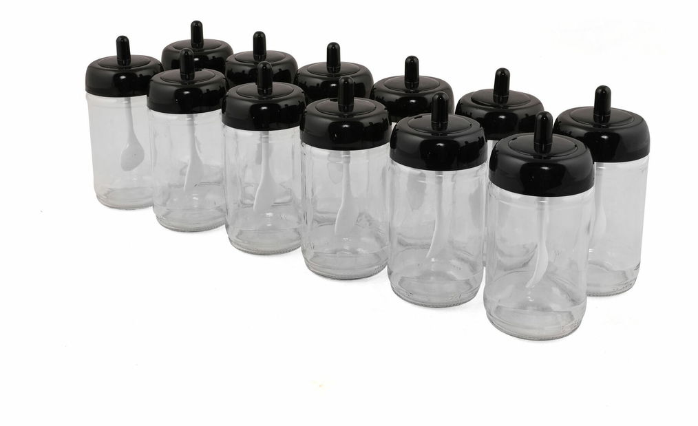 Set kořenek (12 ks.) Lasko (černá)