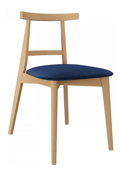 Jídelní židle KD 71 (buk + modrá)