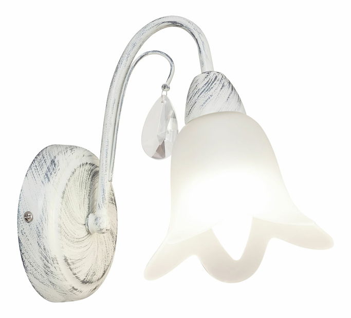 Nástěnné svítidlo Bernadette 7106 (antická stříbrná)