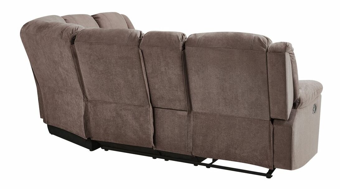 Rohová sedací souprava Reginald (béžová) (P)