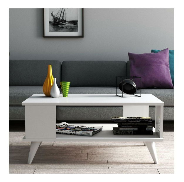 Konferenční stolek Mudipo 2 (bílá)